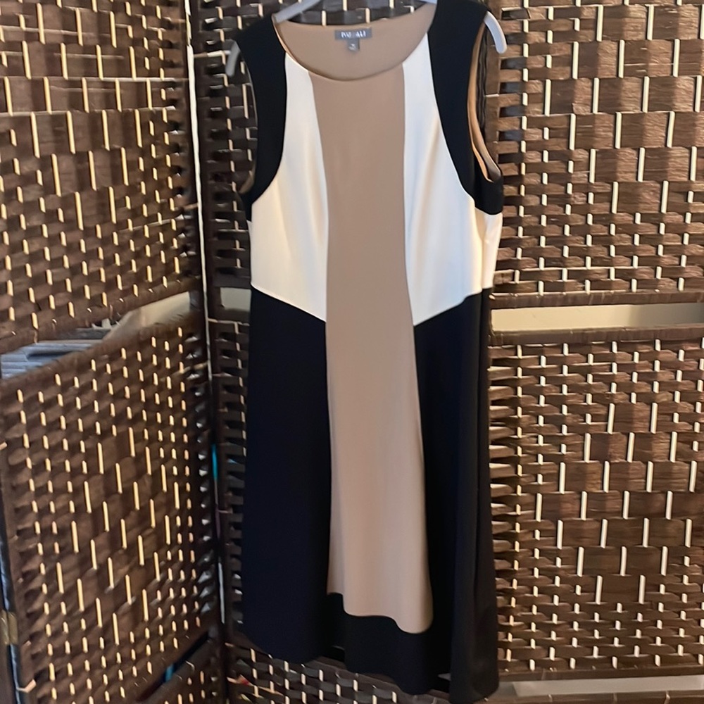 🛒 CLEARANCE - Roz & Ali Mod Inspired Color Block Dress - Size 10